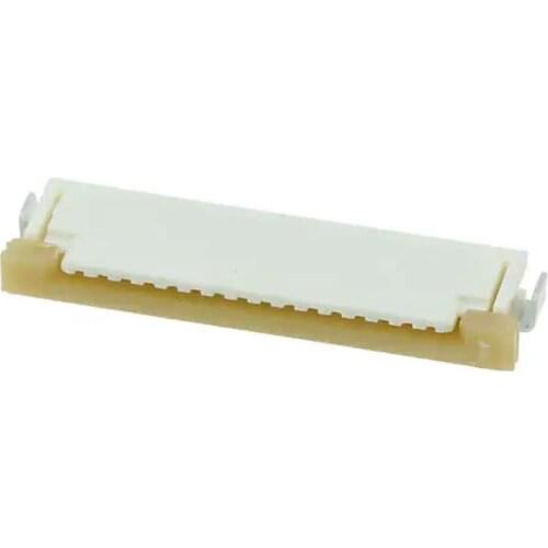 10pcs/Lot 52207-1633 CONN FFC FPC TOP 16POS 1MM R/A 0522071633 16 Position FFC, FPC Connector Contacts