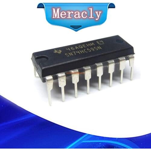 10PCS/LOT 74HC595 74HC595N SN74HC595 SN74HC595N DIP IC DIP-14 New