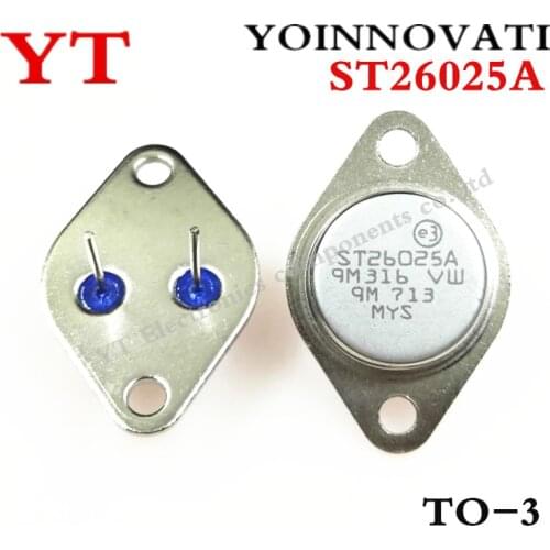 10PCS/lot ST26025A TRANS PNP DARL 100V 20A TO-3 26025 ST26025