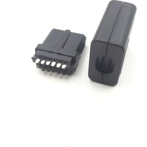 2SETS For NGC SNES N64 Connector Male Cable 12Pin Multi Out Connector/Plug AV Repair DIY For GameCube