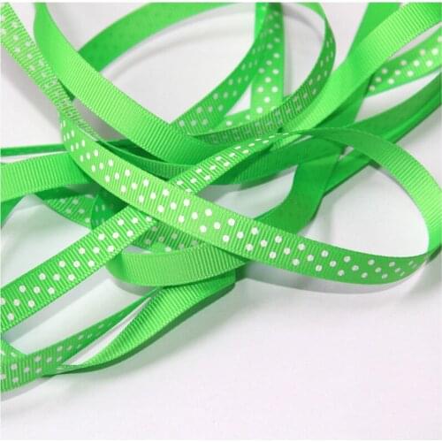 3/8'' 9mm Dots grosgrain Ribbon Dotty spot gift Hair Ribbons Accessories DP09-580
