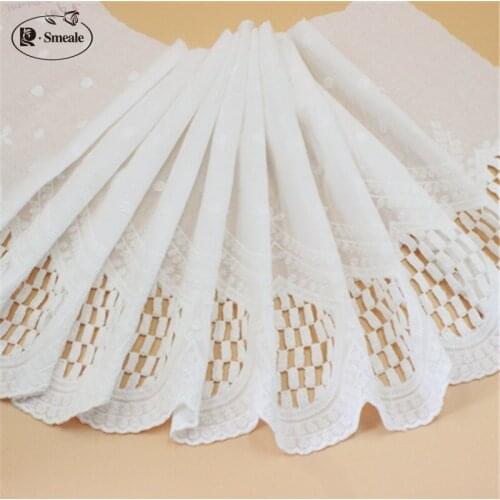 5yards/lot New fashion cotton lace for skirts, skirts, curtains, tablecloths and other decorative DIY width 31cm RS1864