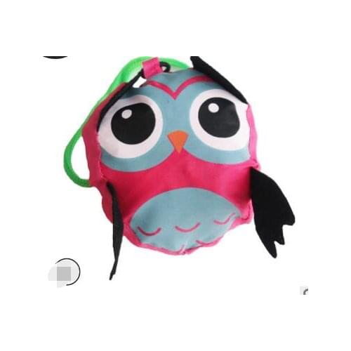 50pcs/lot Cartoon Shopping Bag Portable Cute Owl Foldable Supermarket Large Capacity Bag