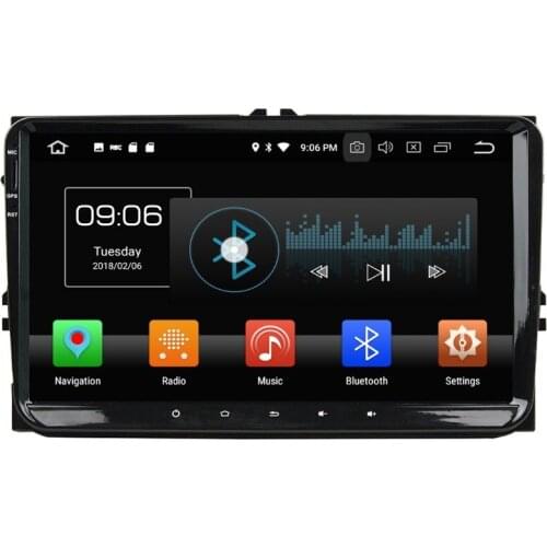 9" Android 8.0 Car DVD Radio GPS Navigation for VW Volkswagen Passat Tiguan Touran Caddy Magotan Skoda Seat Polo Golf CC Sagitar