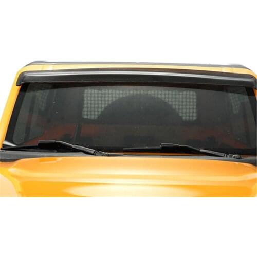 Acrylic Transparent Black Rain Shield Car Roof Sunshade for Trx-4 Ford Bronco RC Car Accessories