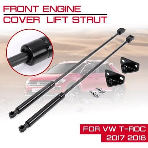 Car Front Engine Cover Hood Shock Lift Strut Support Props Rod Arm Gas Spring Bracket For VW T-ROC 2017 2018 Struts Bar