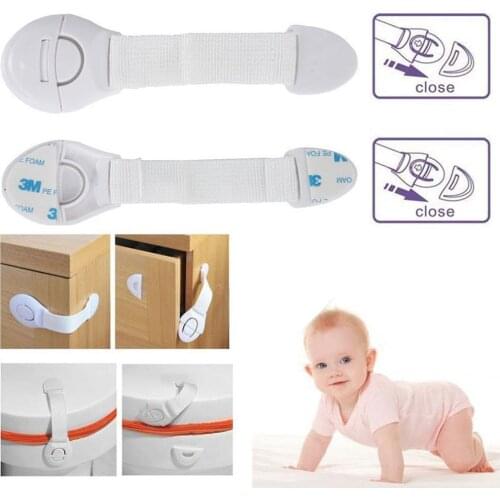 5pcs/set Baby Drawer Lock Children Security Protection For Cabinet Toddler Child Safety Lock Refrigerator Window Closet Wardrobe