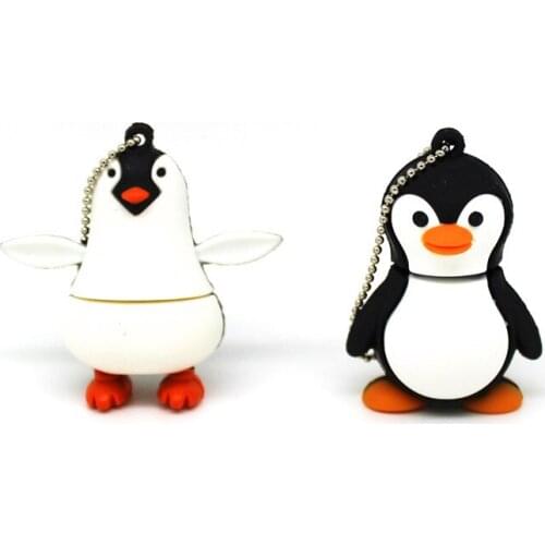 Cartoon lovely penguin animals theme of creative U Disk full 8GB 16GB 32GB 4GB usb flash drive memory stick pen drive pendrive