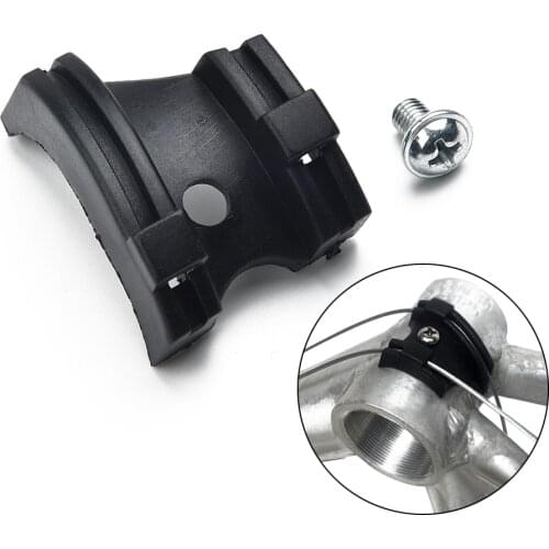 Road Bike Bicycle Frame Bottom Bracket Cable Guide Plastic 40mm*30mm With M5 Screw Bicycle Spare Parts