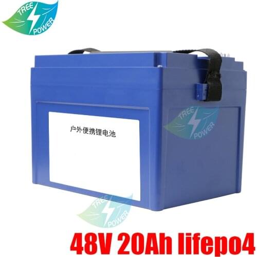 48V 20Ah Lifepo4 Lithium battery with BMS for golf cart ebike scooter bicycle snowbike+5A charger