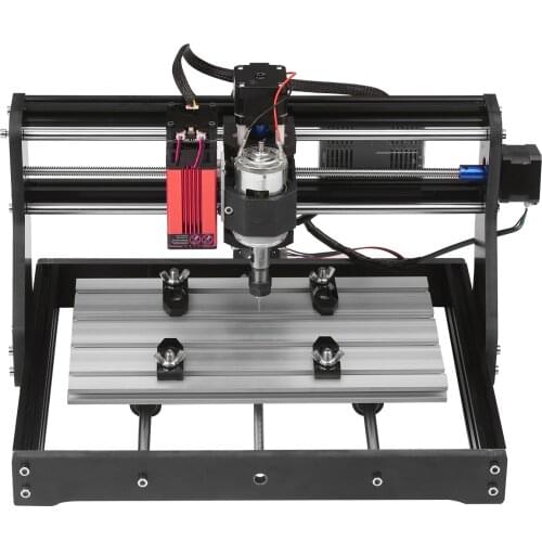CNC 3018 Pro Router Kit GRBL Control 3 Axis with with Offline Controller 40W Laser Module Plastic Acrylic PCB PVC Wood Engraver