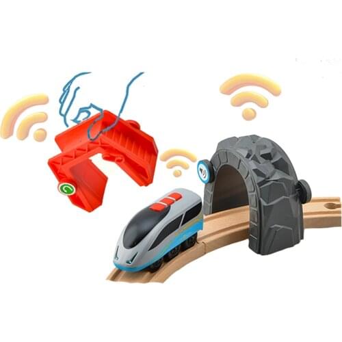 3pcs Smart Train Set Diecast Intelligent Kids Train Toys Compatible for Wooden Track The Train Electric Toys for Children