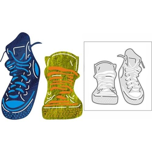 New Fashion Cloth Shoes Craft Embossing Mold 2021 Metal Cutting Dies for DIY Decorative Scrapbooking Album Card Making No Stamps