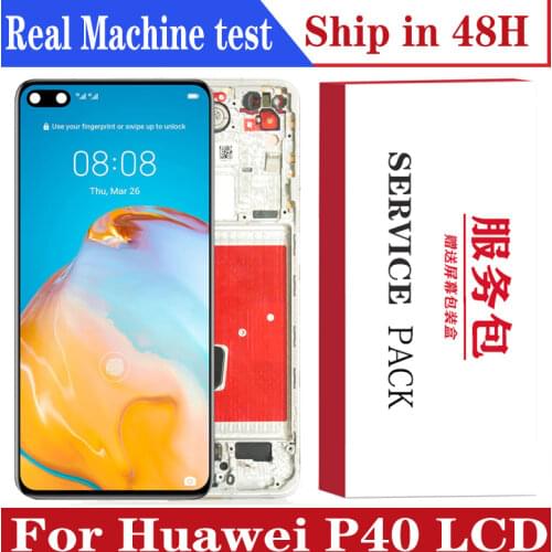 Original 6.1'' Display Replacement For Huawei P40 LCD Touch Screen Digitizer Assembly for Huawei P40 for ANA-AN00 ANA-TN00 LCD