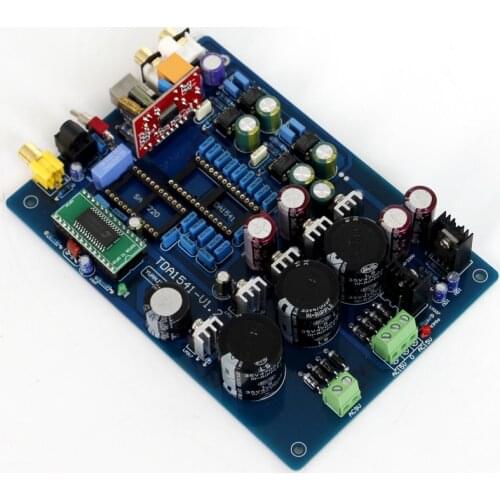 CS8412+NE5534 Pre-amplifier board TDA1541 Optical Fiber Coaxial Decoder Board (Including USB, Excluding Tda1541 and Saa7220 IC)