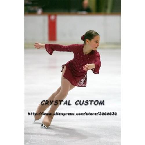 Custom Adult Figure Skating Dresses For Women Graceful New Brand Ice Skating Competition Dresses DR3939