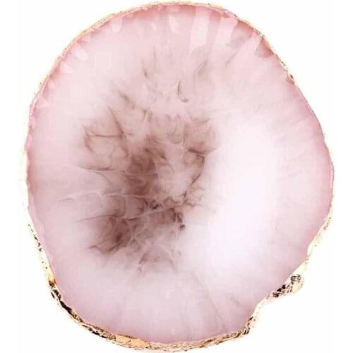 Resin Jewelry Necklace Ring Earrings Display Plate Tray Holder Dish Organizer for fruit cake desserts Display Plate