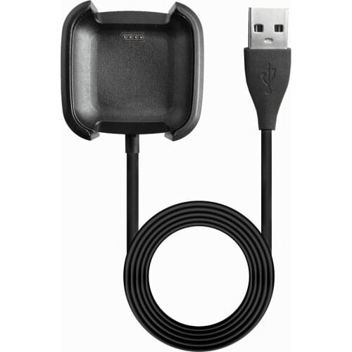 SOONHUA Watch Charger Base Replacement USB Smart Watch Chargers Charging Dock For Fitbit Versa Lite/Versa 2 Smart Bracelet