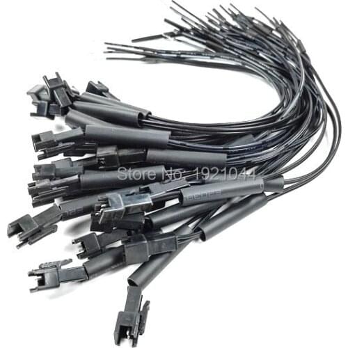 20PCS/Lot EL Wire Connectors (Male) with 1piece diameter 4.8mm and 2piece diameter 1.0mm Heat shrinkable tube as party supplies