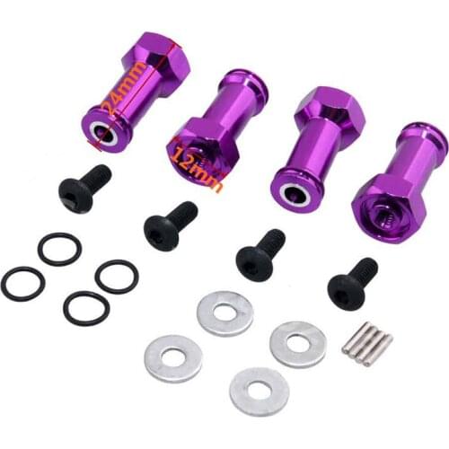 RC Car WLtoys A949 A969 A979 Upgrade Part Aluminum Alloy 12MM Hex Hub 24MM Extension Adapter For RC 1/18 Remote Control Cars