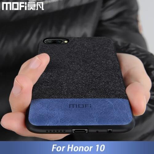 Case For Huawei Honor 10 Cover For Honor 10 Lite Back Cover Fabric Shockproof Silicone Case Coque Mofi Original Honor10 Case
