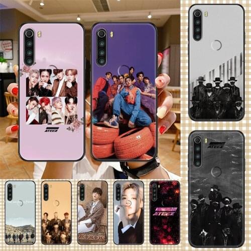 KPOP ATEEZ HongJoong Phone case For Xiaomi Redmi Note 7 7A 8 8T 9 9A 9S 10 K30 Pro Ultra black luxury coque 3D waterproof trend