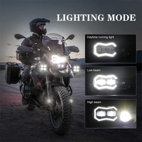 For BMW F800R F800GS F 650 700 800 GS F 800GS ADV Adventure Motorcycle LED Headlight Assembly With DRL Hi Low Beam 110W