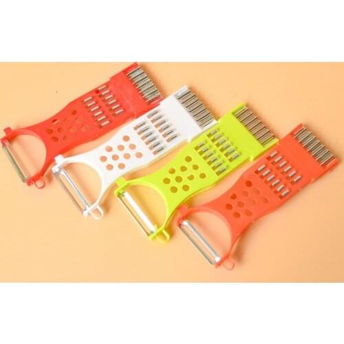 Factory Candy-colored household kitchen multifunctional peeler planer multifunctional fruit vegetable peeling and planing tool