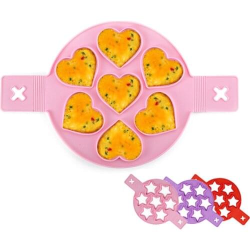 Egg Cooker Pancake Maker Mold Egg Shaper Omelette Nonstick Cooking Tool Pan Flip Eggs Ring Mold Kitchen Gadgets Accessories