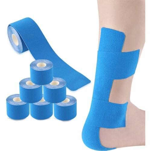 WorthWhile Kinesiology Tape Athletic Recovery Elastic Tape Kneepad Muscle Pain Relief Knee Pads Support for Gym Fitness Bandage