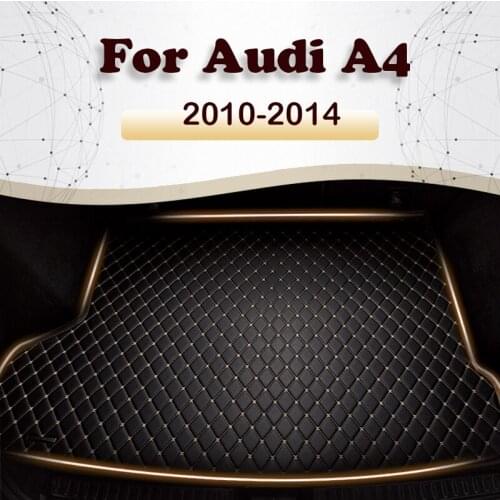 Car trunk mat for Audi A4 B8 2010 2011 2012 2013 2014 Cargo Liner Carpet Interior Parts Accessories Cover