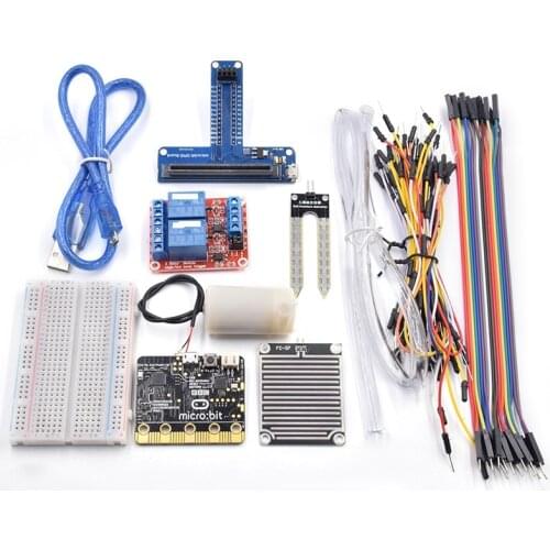 Microbit Automatic irrigation module DIY kit soil moisture detection automatic water pumping