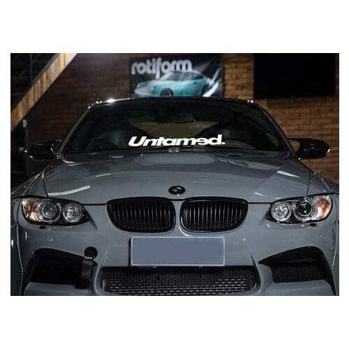 Auto Accessory Stickers Creative Modified Car Rear Front Windshield Window Decals for Untamed hellaflush