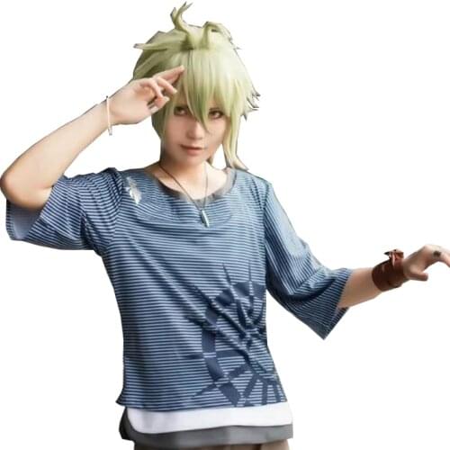 New Danganronpa V3 Rantaro Amami Cosplay Costume Japanese Game Uniform Suit Outfit Clothes T-shirt gift necklace