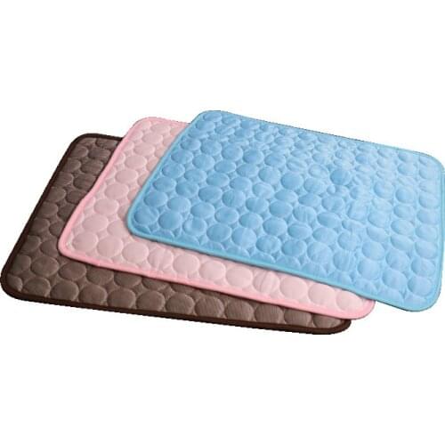 Dog Mat Cooling Summer Pad Mat For Dogs Cat Blanket Breathable Pet Dog Bed Summer Washable For Small Medium Large Dogs