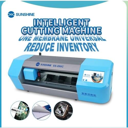 SS-890C Sunshine Auto Film cutting machine mobile phone tablet front glass back cover protect film cut tool protective tape