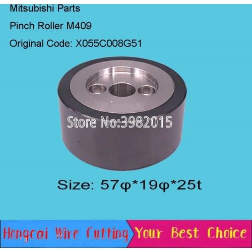 WEDM Parts Ceramic Pinch Roller M409 Original Code X055C008G51 for Low Speed Machine