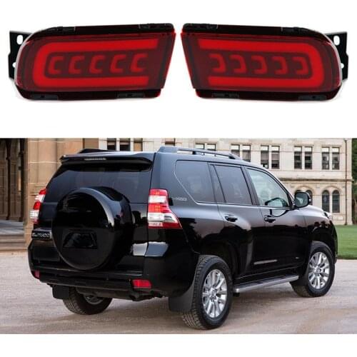 For Toyota Land Cruiser Prado 2010-2020 LED Rear Reflector Tail Light Brake Lamp
