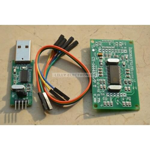 13.56M RFID Module Card Reader/Writer With Antenna Watchdog + USB to TTL