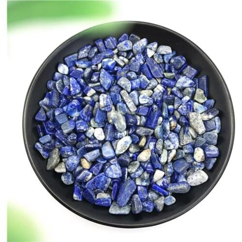 3 Size 50g Natural Blue Lapis Lazuli Quartz Crystal Polished Gravel Stones Specimen Decoration Natural Stones and Minerals
