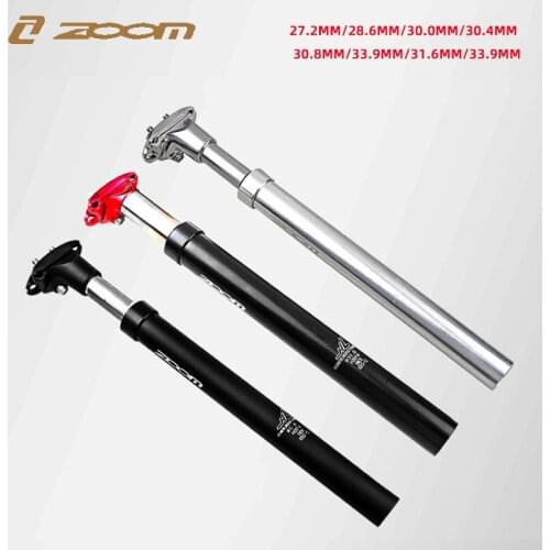 ZOOM mountain bike Bicycle Suspension Seatpost Mtb Shock Absorber Seat post 27.2 31.6MM Dropper Aluminum Shockstop Tube