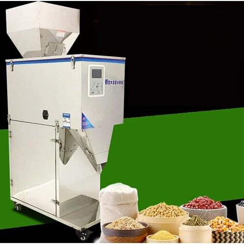 Automatic Food weighing packing machine 20-5000g powder granular tea hardware materials filling machine Double vibrator version