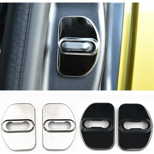 Car Styling Auto Door Lock Cover Case for Lada XRAY Vesta SW Cross Car Protective Buckle Accessories Car-Styling