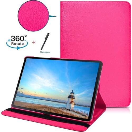 For Samsung Galaxy Tab S7 Plus 12.4" 2020Case 360 Degree Rotating Stand Tablet For Galaxy Tab SM-T970/T975/T976 Case Coque Funda
