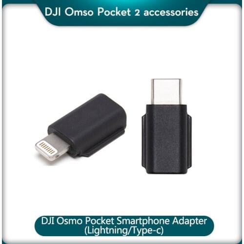 DJI Osmo Pocket Smartphone Adapter Lightning/Type-C Connector for DJI Omso Pocket 2 accessories