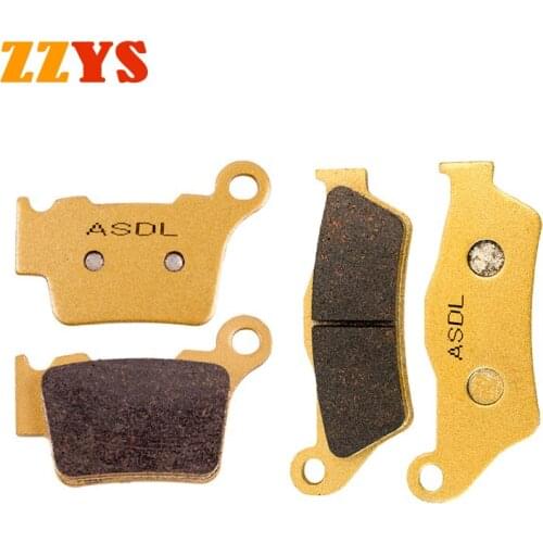 For HUSABERG TE125 TE250 TE300 FE250 FE350 FE390 FE450 FX450 FE501 FE507 4T 2T Motorcycle Front and Rear Brake Pads Set