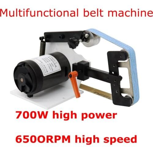 GTmini mini belt machine small industrial grade /diy multifunctional heart-cleaning blade belt machine