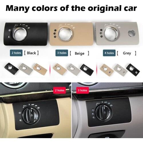 Headlight Lamp Control Switch Repair Kit Cover Headlight Repair Cover for Mercedes-Benz ML GL Class W164 X164 2007-2011