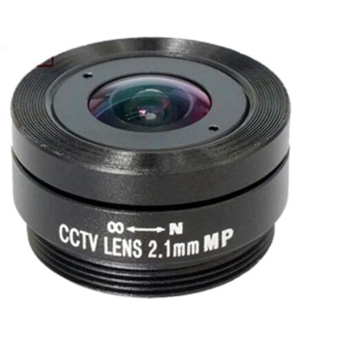 2.1mm 1/2.7" 3.0 Megapixel Mono-focal Fixed Focal Length Camera Lenses CCTV Security Surveillance Day & Night IR Lens