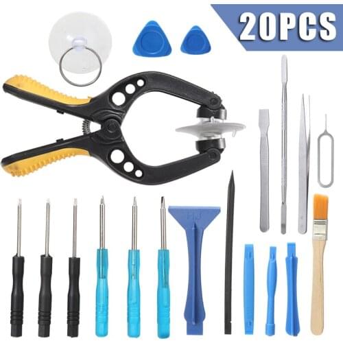 Portable 20-in-1 Smartphone LCD Screen Repair Tool Kit Anti-static Professional Mobile Phones Disassemble Tools Set